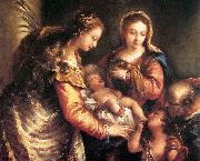 GUARDI, Gianantonio Holy Family with St John the Baptist and St Catherine gu